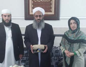 دیدار نرگس محمدی یکی از محکومان فتنه 88 و عوامل ناآرامی با مولوی عبدالحمید اسماعیل زهی 